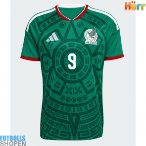 Billiga Mexiko Raul Jimenez #9 Hemmatröja VM 2026 Kortärmad